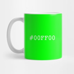 #00FF00 (green) Mug